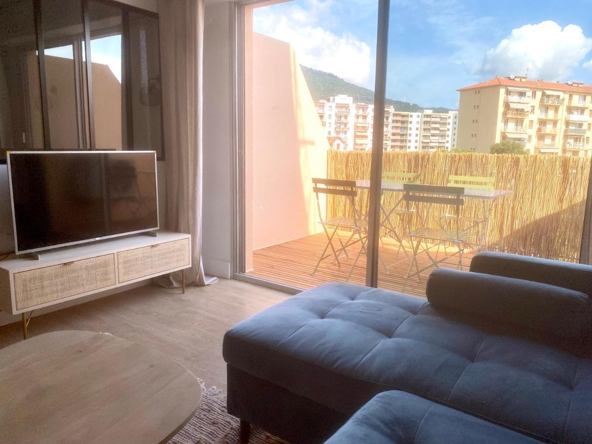 Superbe T2 Equipe Proche Centre Ville Ajaccio Avec Parking Εξωτερικό φωτογραφία